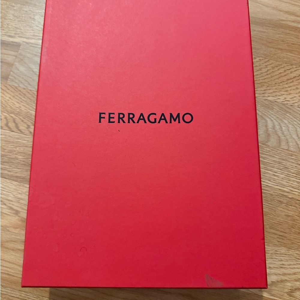 Salvatore Ferragamo Black Polo Shirt in Red Box. Brand New with tags.
